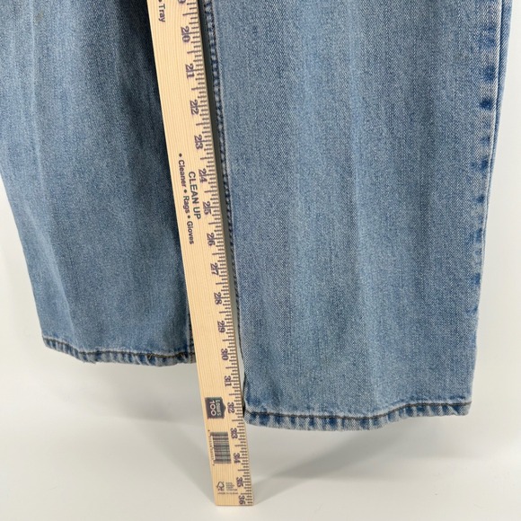Levis 550 Jeans Men 38x32 Relaxed Fit Light Wash Denim 100% Cotton Vintage 90's - Picture 7 of 15